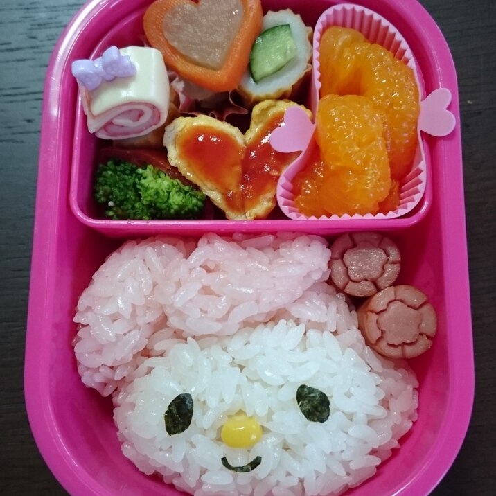 年少さんのキャラ弁 マイメロディ レシピ 作り方 By Yunoa101 楽天レシピ 年少さんのキャラ弁 マイメロディ レシピ 作り方 By Yunoa101 楽天レシピ